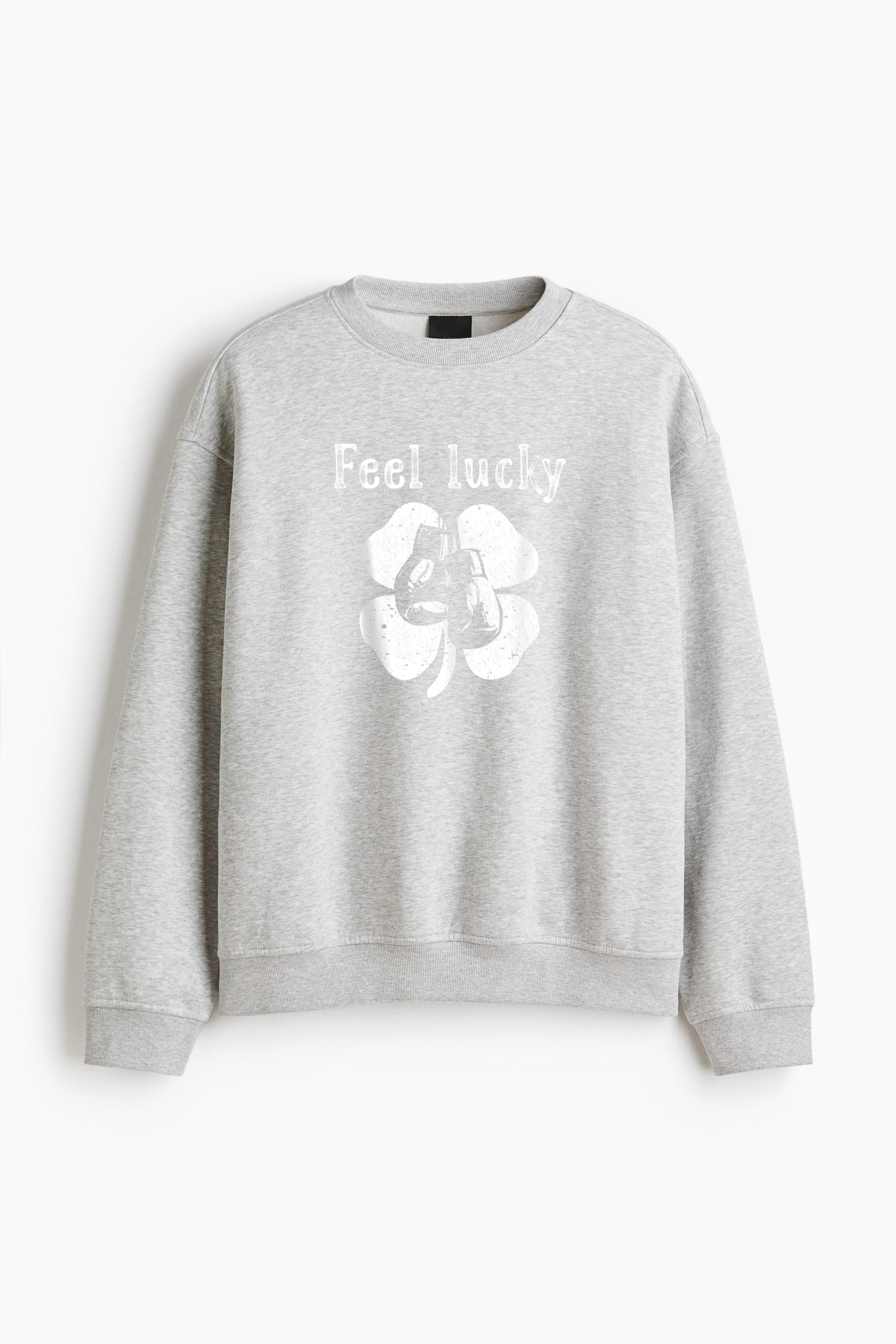 Irish Feel Lucky Boxing Regular Fit Printed Sweatshirt 