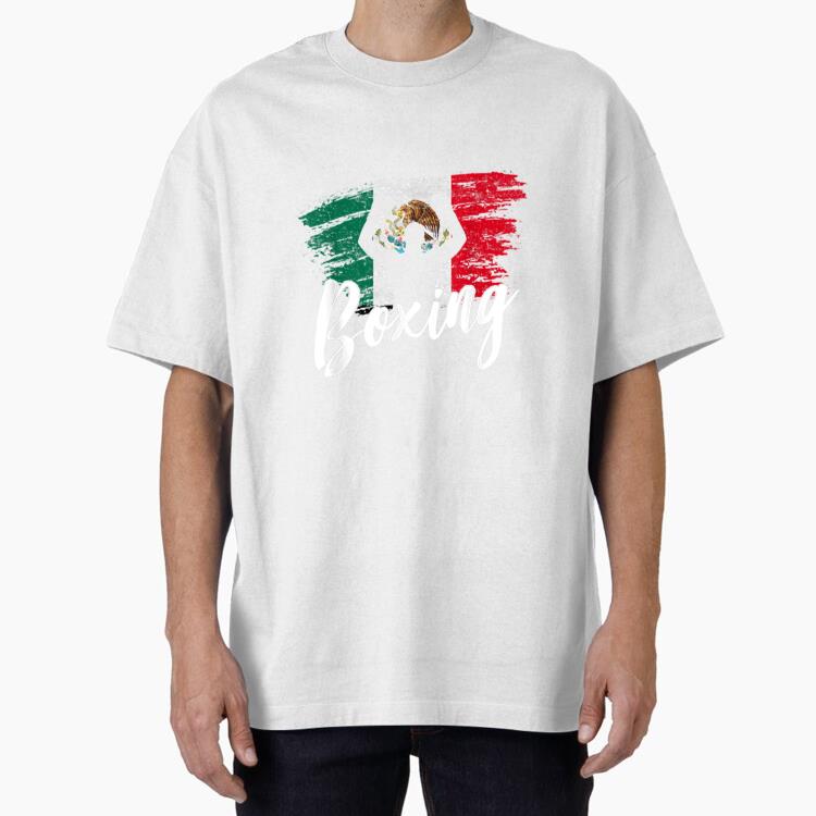 Mexican Boxing Humor Boxer Oversized T-Shirt 