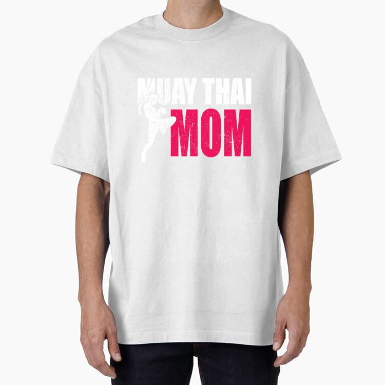 Muay Thai Mom Boxing Oversized T-Shirt 