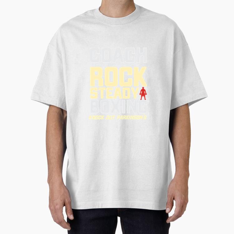 Rock Steady Boxing Coach Oversized T-Shirt 