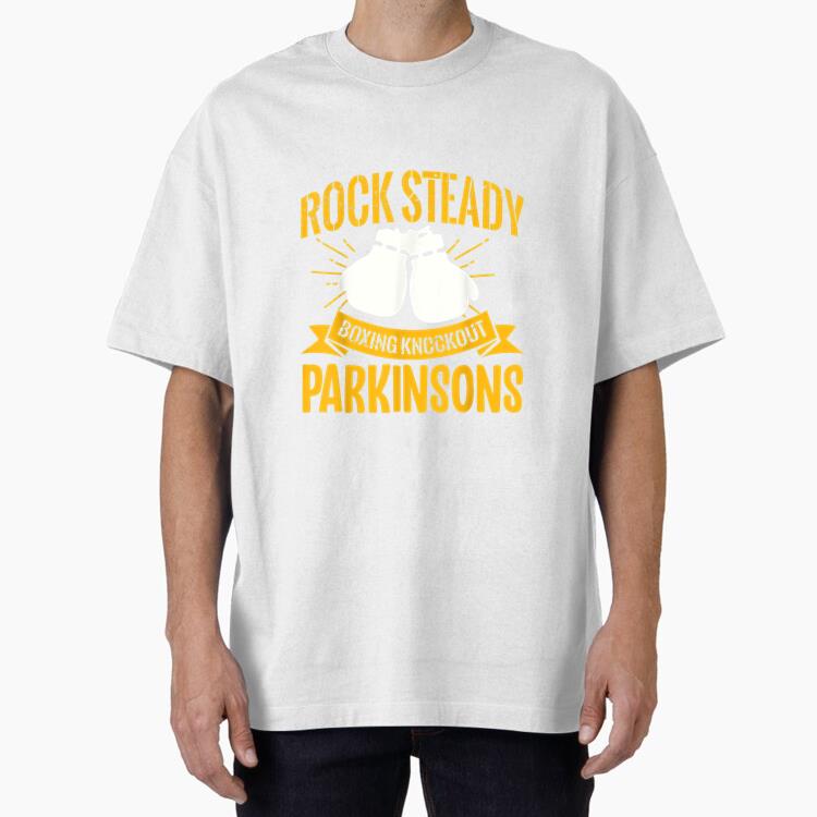 Rock Steady Boxing Knockout Parkinsons Oversized T-Shirt 
