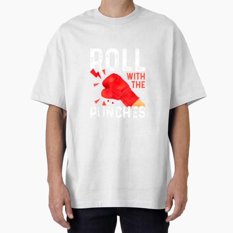 Roll With The Punches Boxing Coach Oversized T-Shirt 