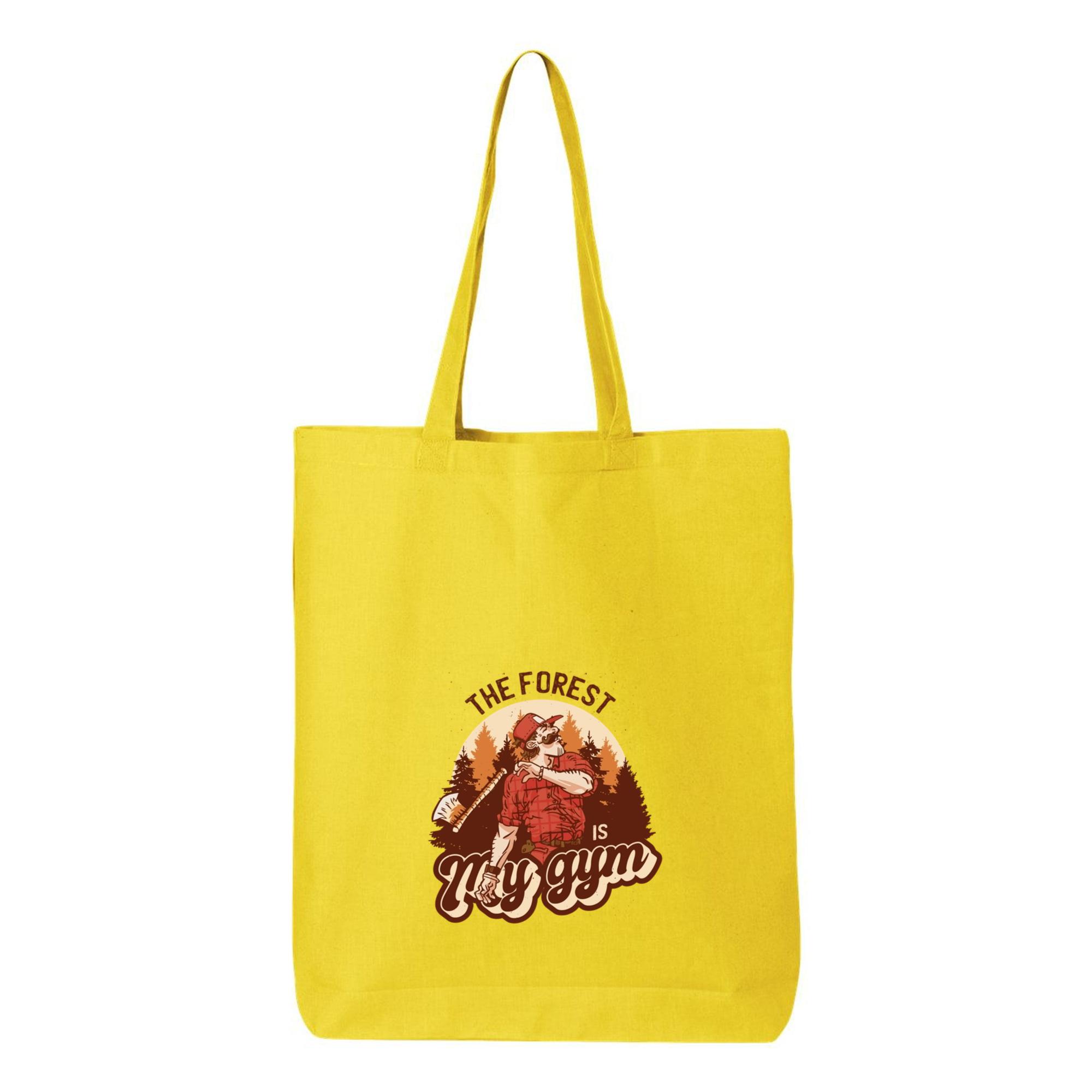 The Forest Is My Gym Canvas Tote Bag 
