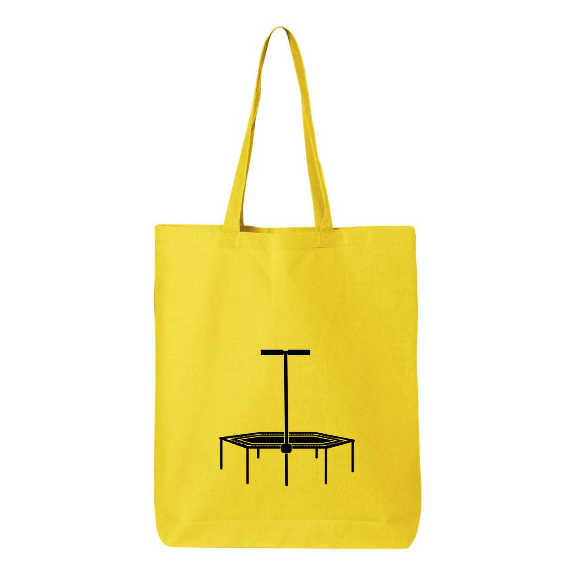Trampoline Cut Out Canvas Tote Bag 