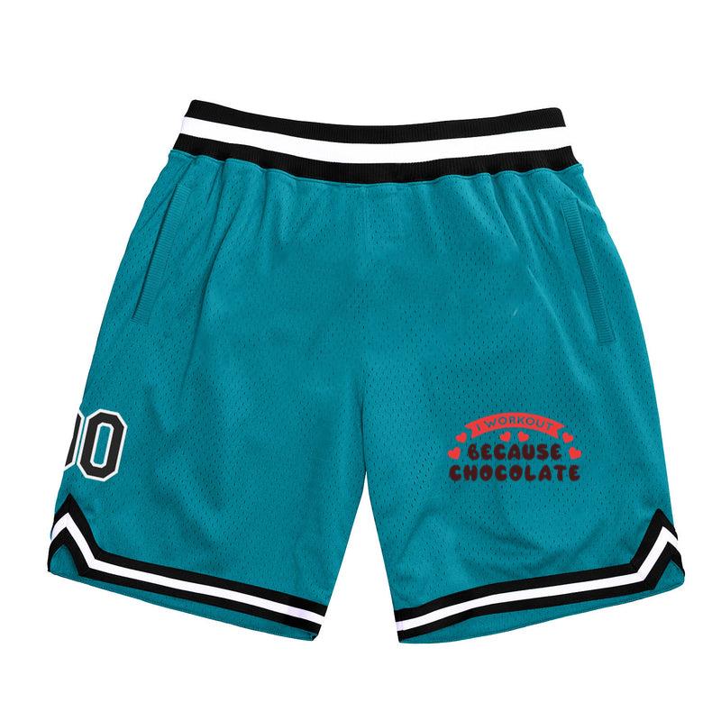 Workout Because Chocolate Phrase Classic Basketball Shorts 
