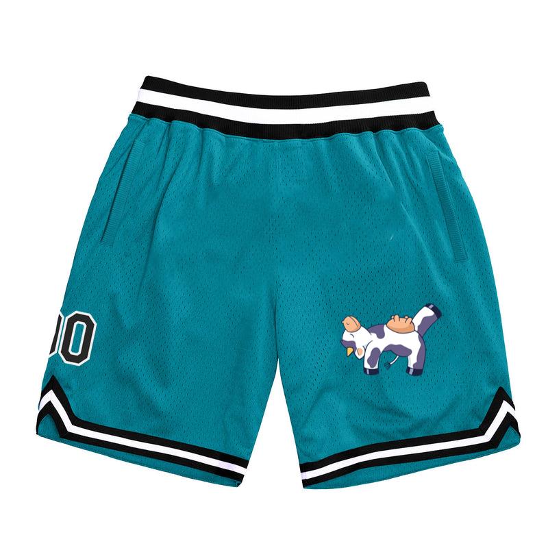 Yoga Cow Raising Their Leg Color Stroke Classic Basketball Shorts 